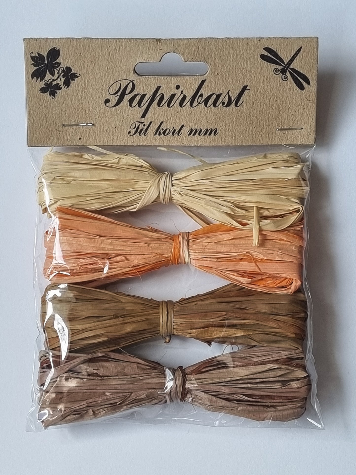 Papirbast 4 farger