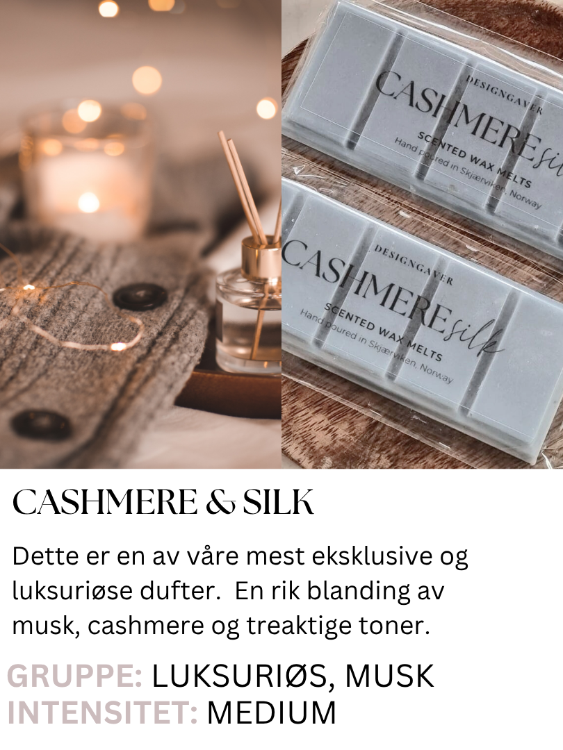 Cashmere & Silk - Duftvoks som lukter musk, cahsmere og eksotiske blomster
