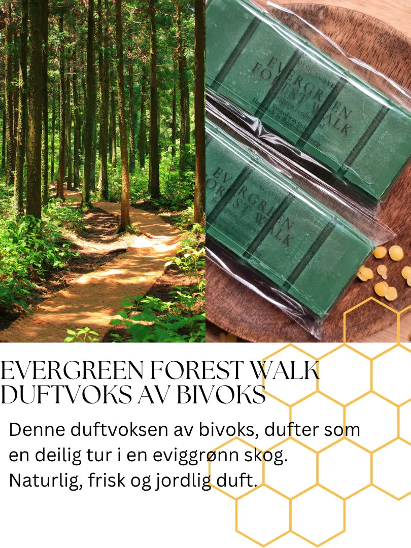 Evergreenforestwalk-bivoks-smeltevoks-waxmelt-duftvoks-designgaver - DesignGaver