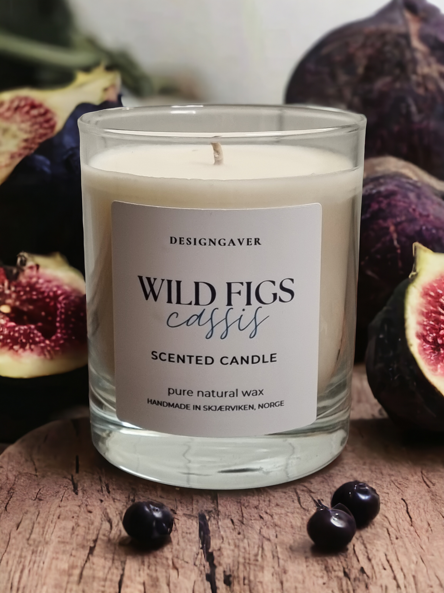 Wild figs & Cassis - Duftlys med lukt av fiken og solbær