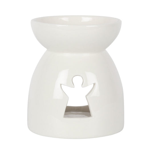 Engel duftlampe i keramikk