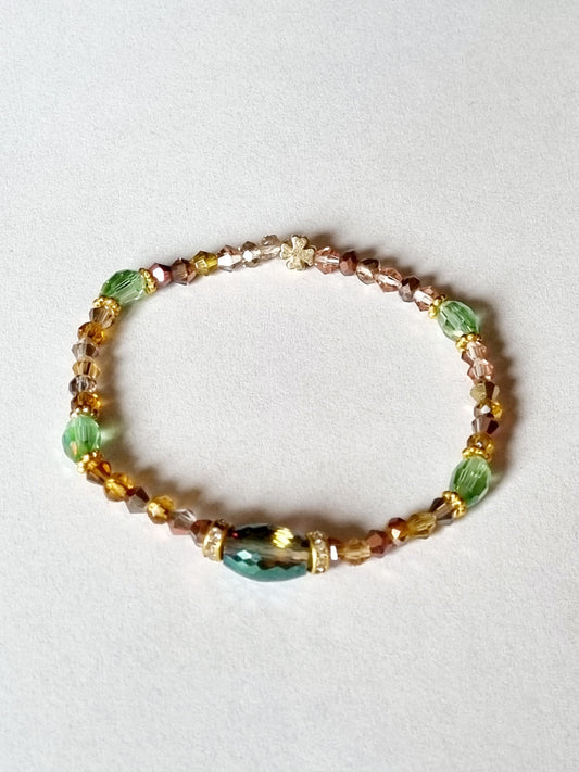 Armbånd - Golden green