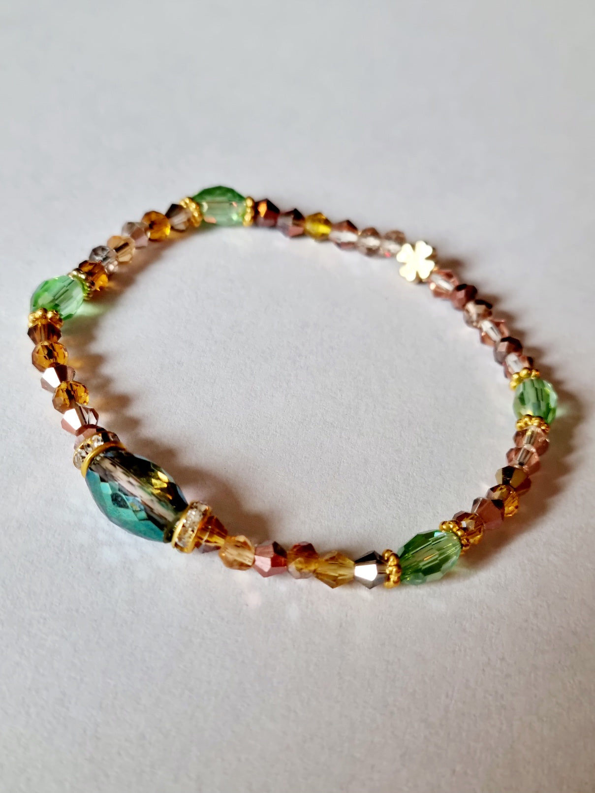 Armbånd - Golden green