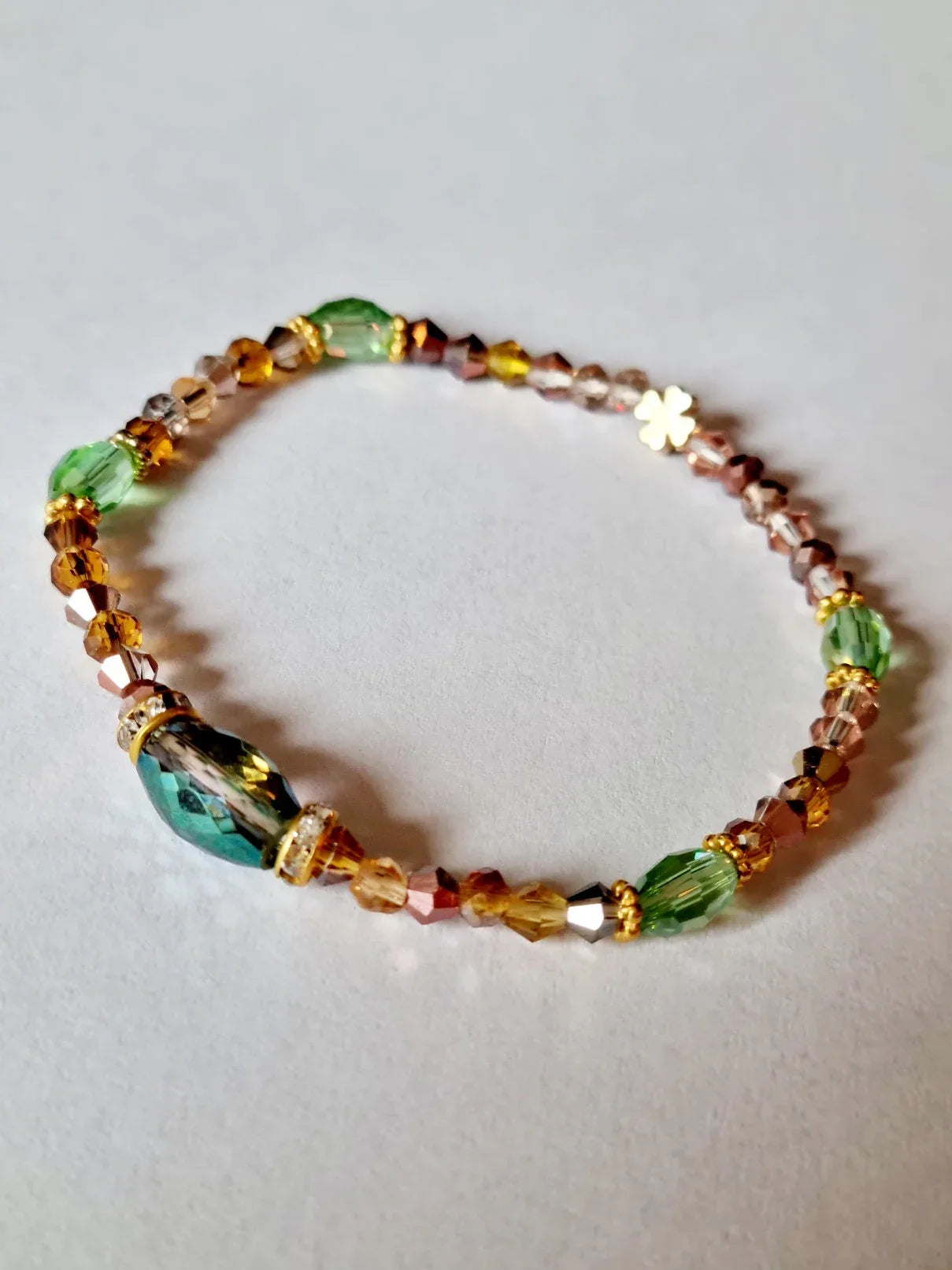 Armbånd - Golden green