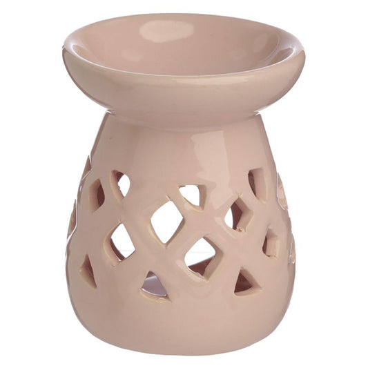 Aromalampe - Fresia Pastell - Creme / Blek rosa - aromalampe