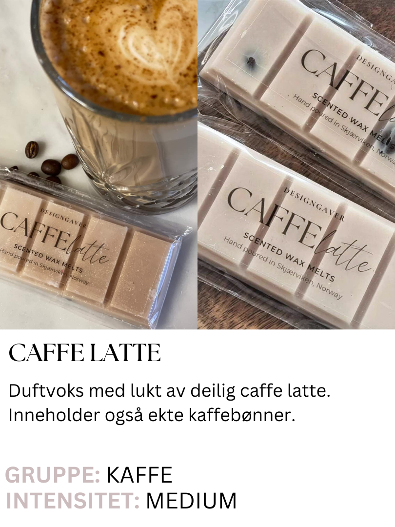 Caffe Latte - Duftvoks som lukter kaffe - Duftvoks