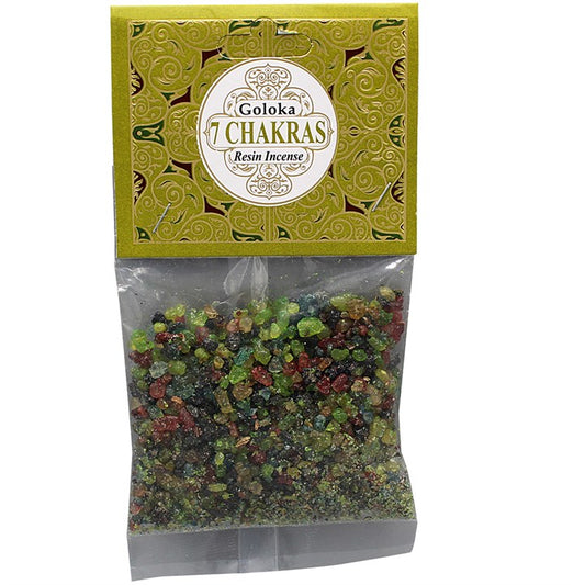7 Chakras - Resinrøkelse 30 gram