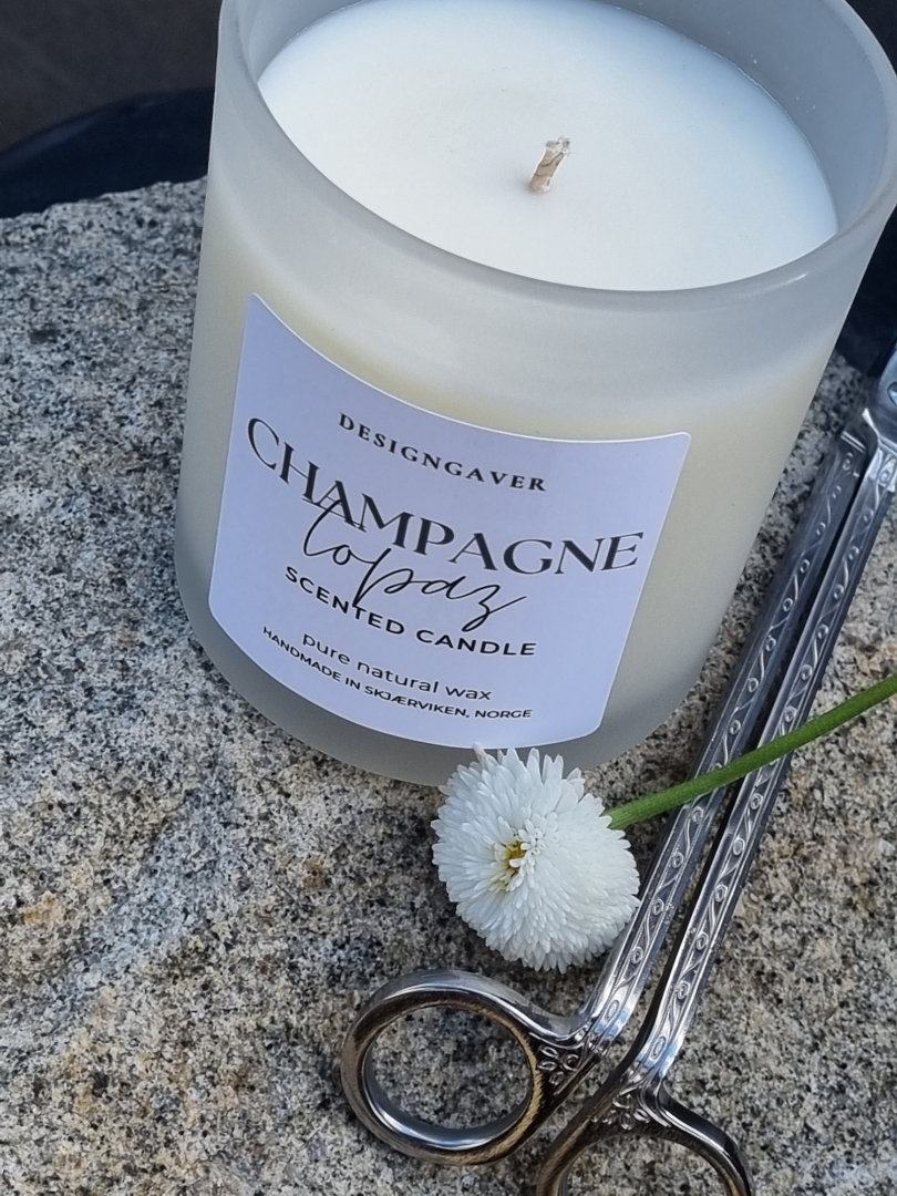 Champagne Topaz - TØMMESALG - Duftlys