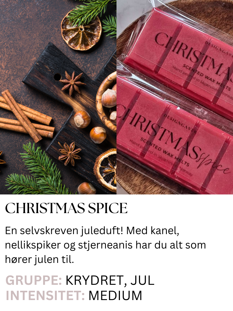 Christmas spice - Duftvoks som lukter julekrydder - Duftvoks