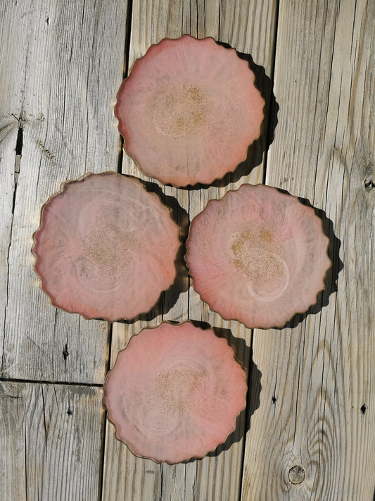 Coasters lakserosa - Glassbrikker