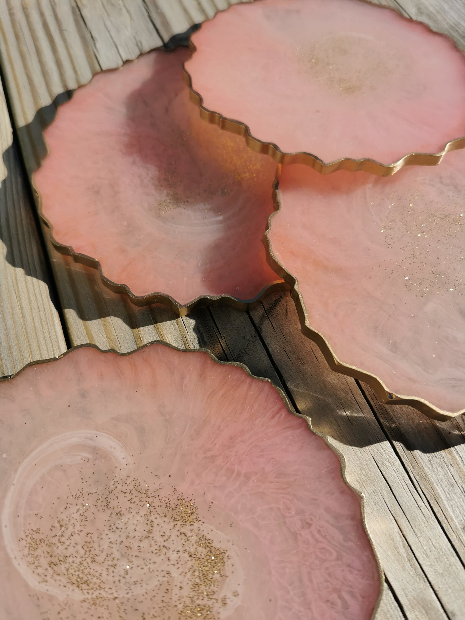 Coasters lakserosa - Glassbrikker