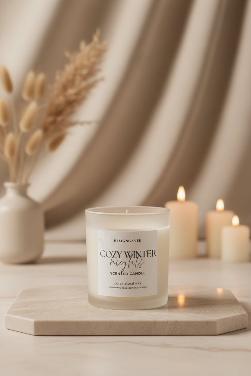 Cozy Winter Nights - Duftlys 220g - Duftlys