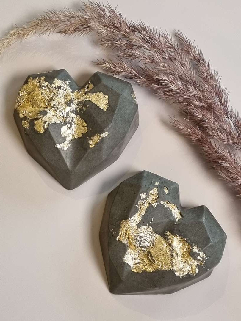 Dekorhjerte i betong - Dekor