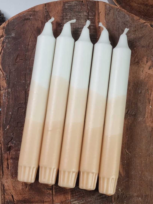 Dipdye Kronelys - Beige - Kronelys