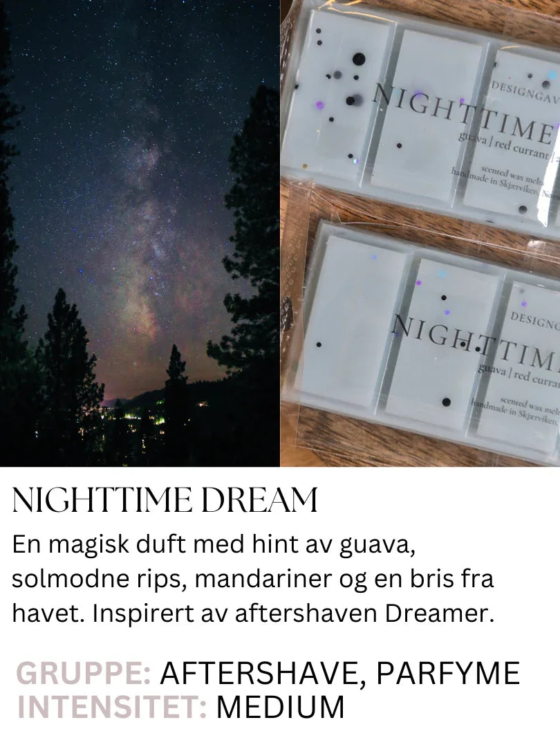 drom-drommer-nighttime-dreamer-aftershave-smeltevoks-waxmelt-duftvoks-designgaver - DesignGaver