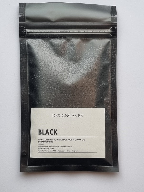 Glitter - 25 gram - Black