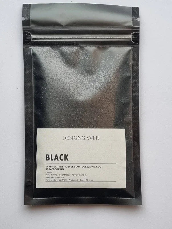 Glitter - 25 gram - Black