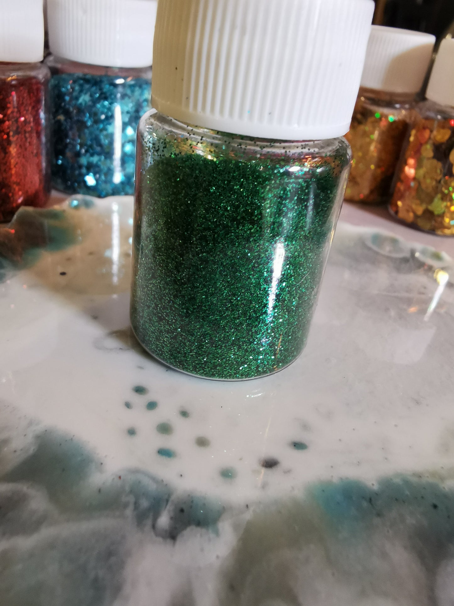Glitter grønn - glitter