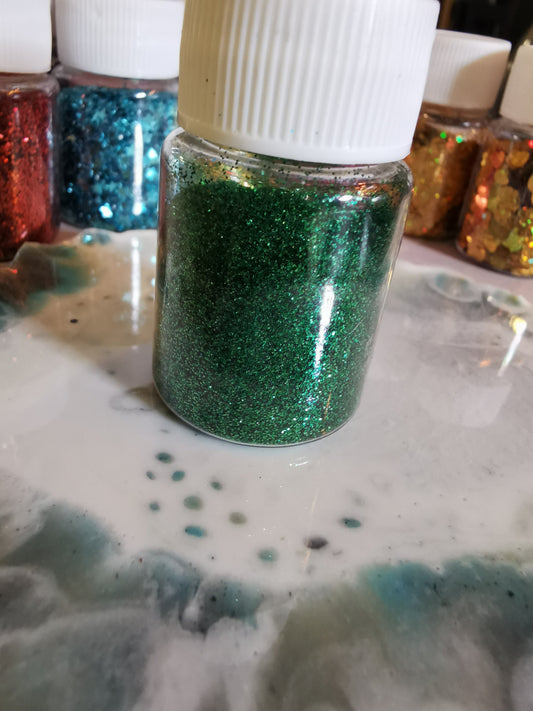Glitter grønn - glitter