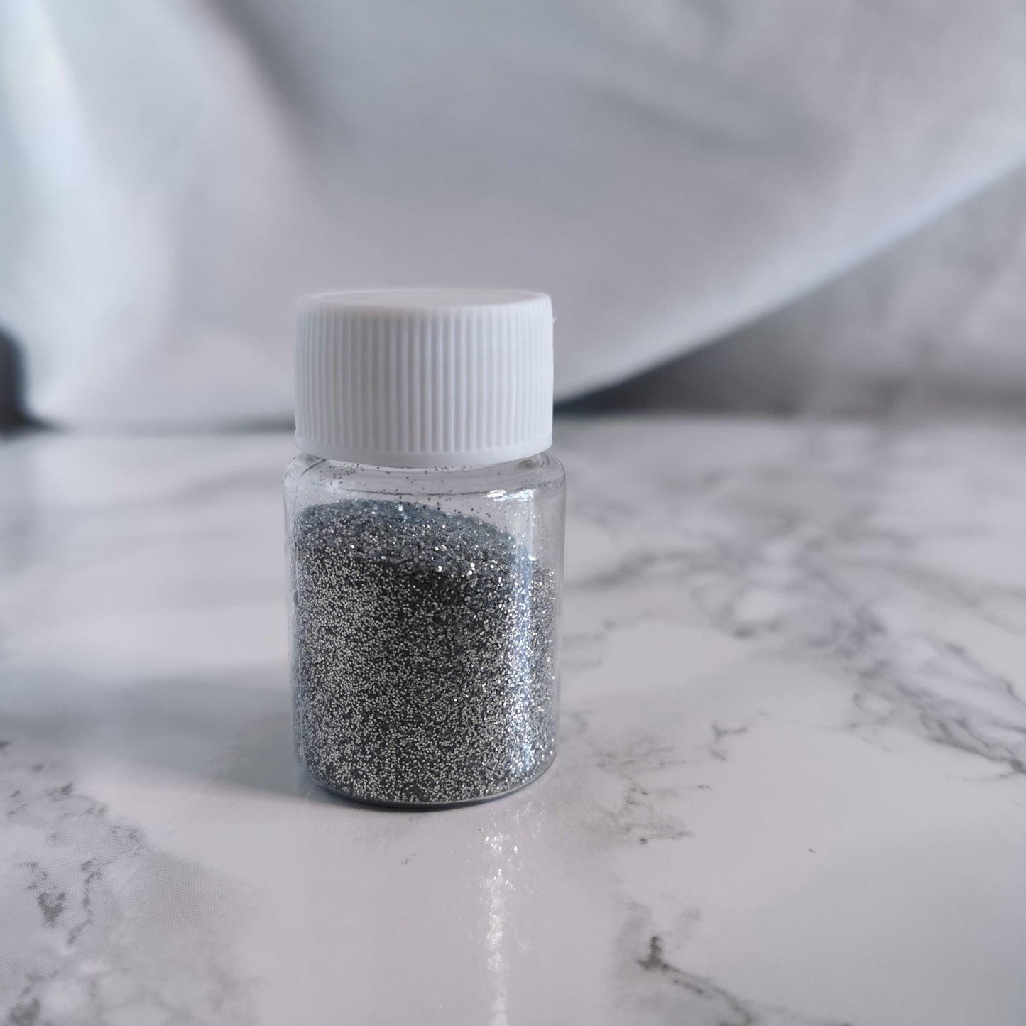 Glitter sølv - Glitter