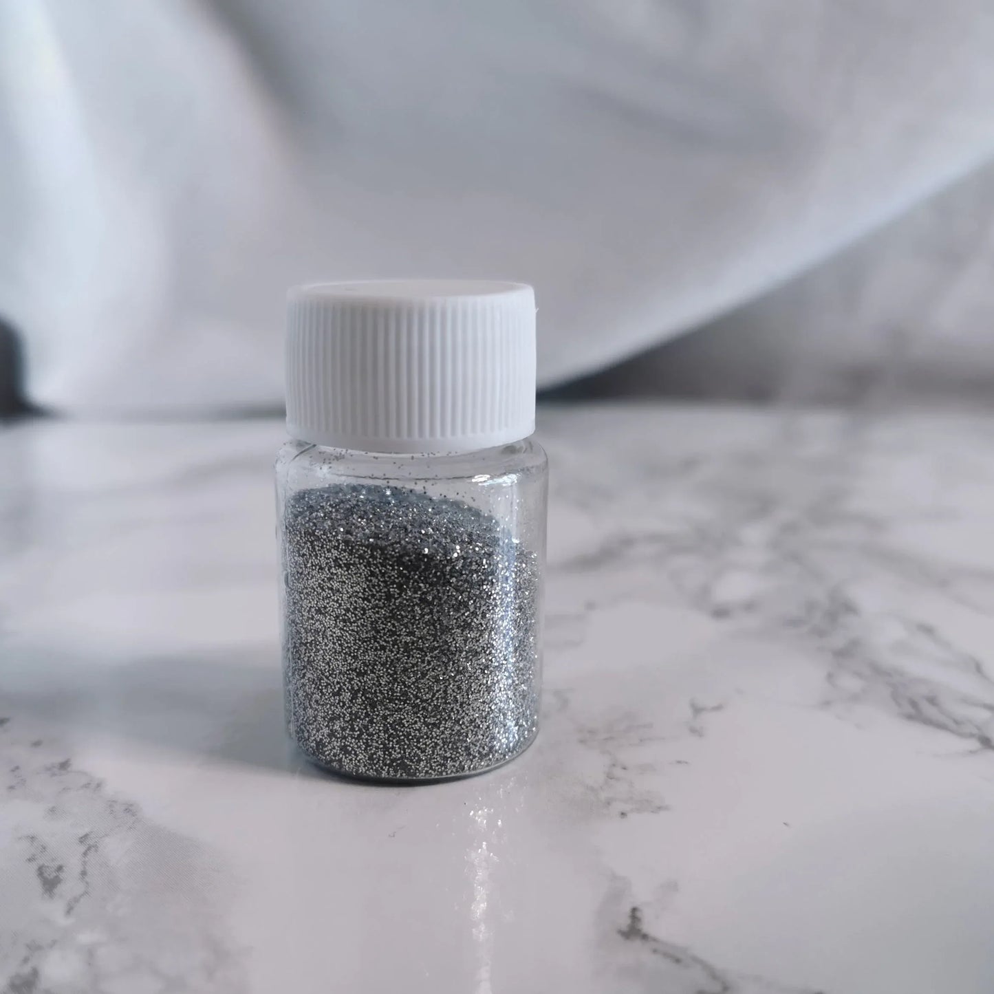 Glitter sølv - Glitter