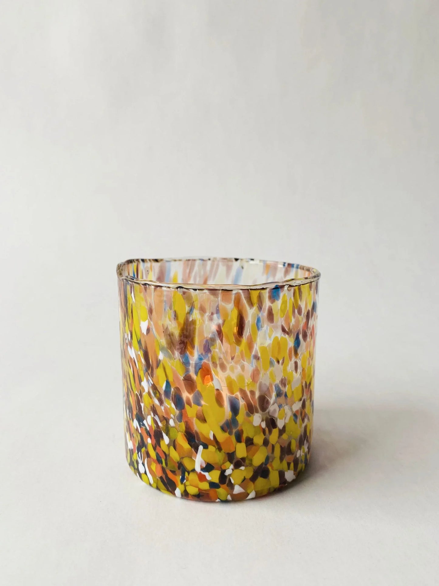 lysglass-gult-munnblast-telysholder - DesignGaver