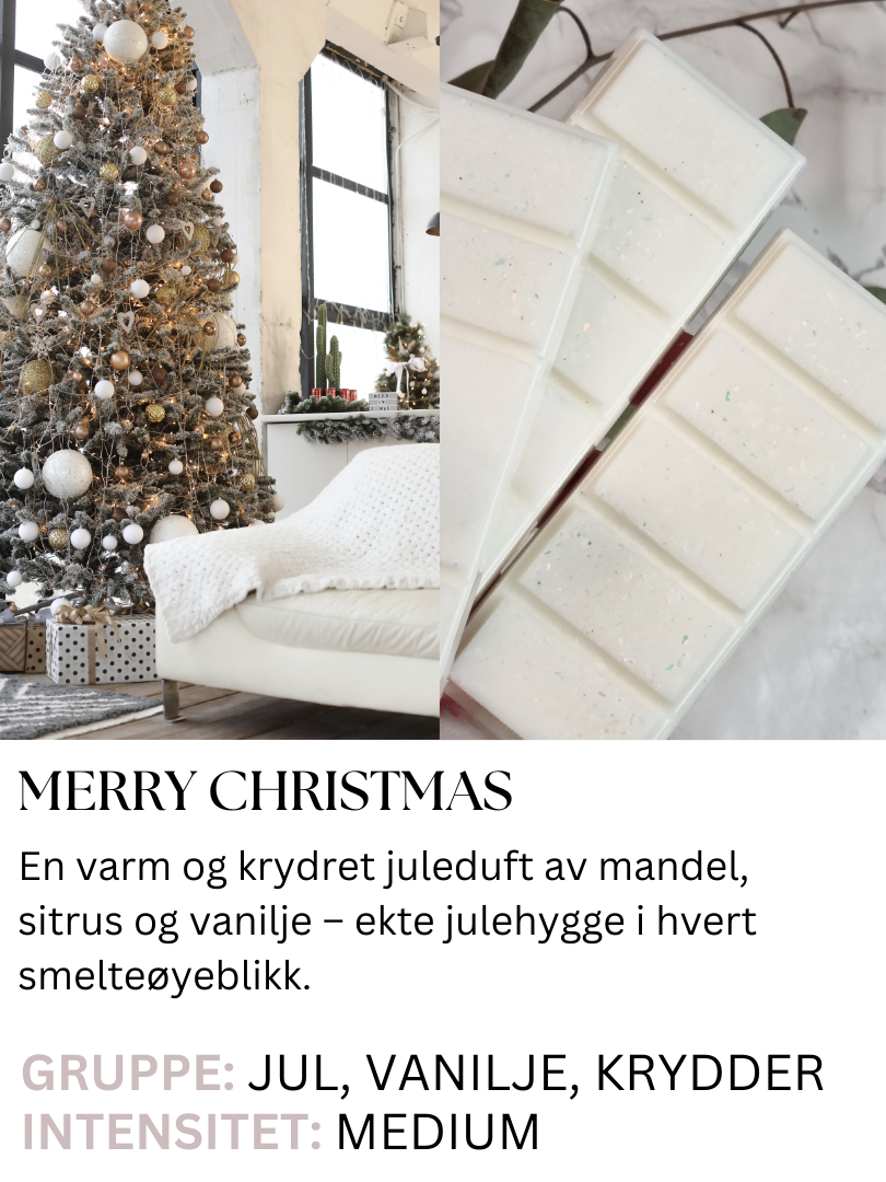 Merry Christmas - Duftvoks
