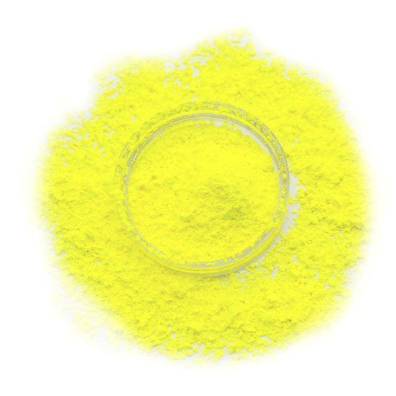 Neonpulver - Gul / Stor 40 gram - Neonpulver