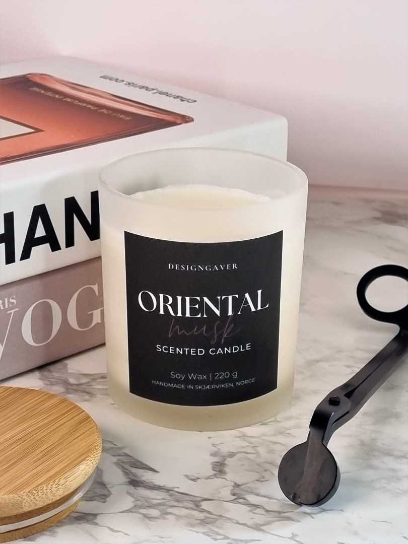 Oriental musk - Duftlys 220g/30cl - Duftlys