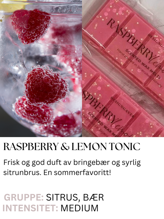 Raspberry & Lemon tonic - Duftvoks - Duftvoks