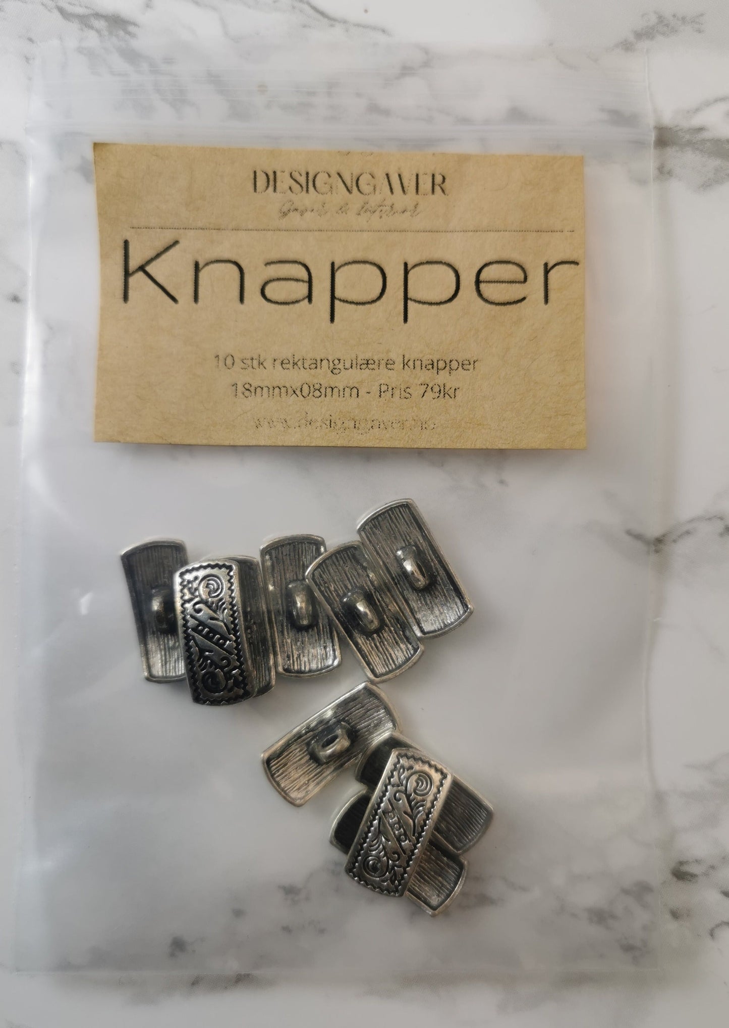 Rektangulære knapper - Knapper