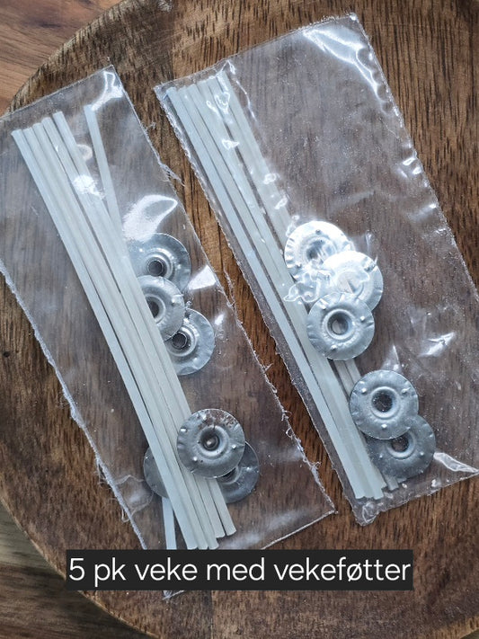 Standard veke - 5 pk med vekeholder