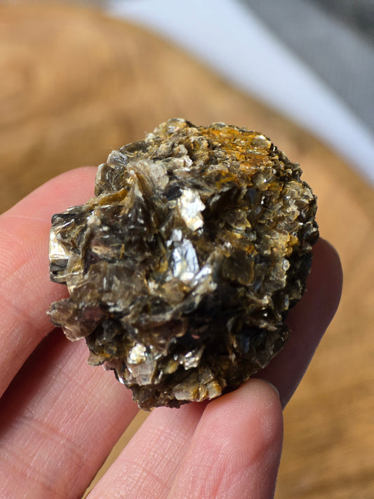 Glimmer-aggregat - Biotitt/Muskovitt - Kråkesølv