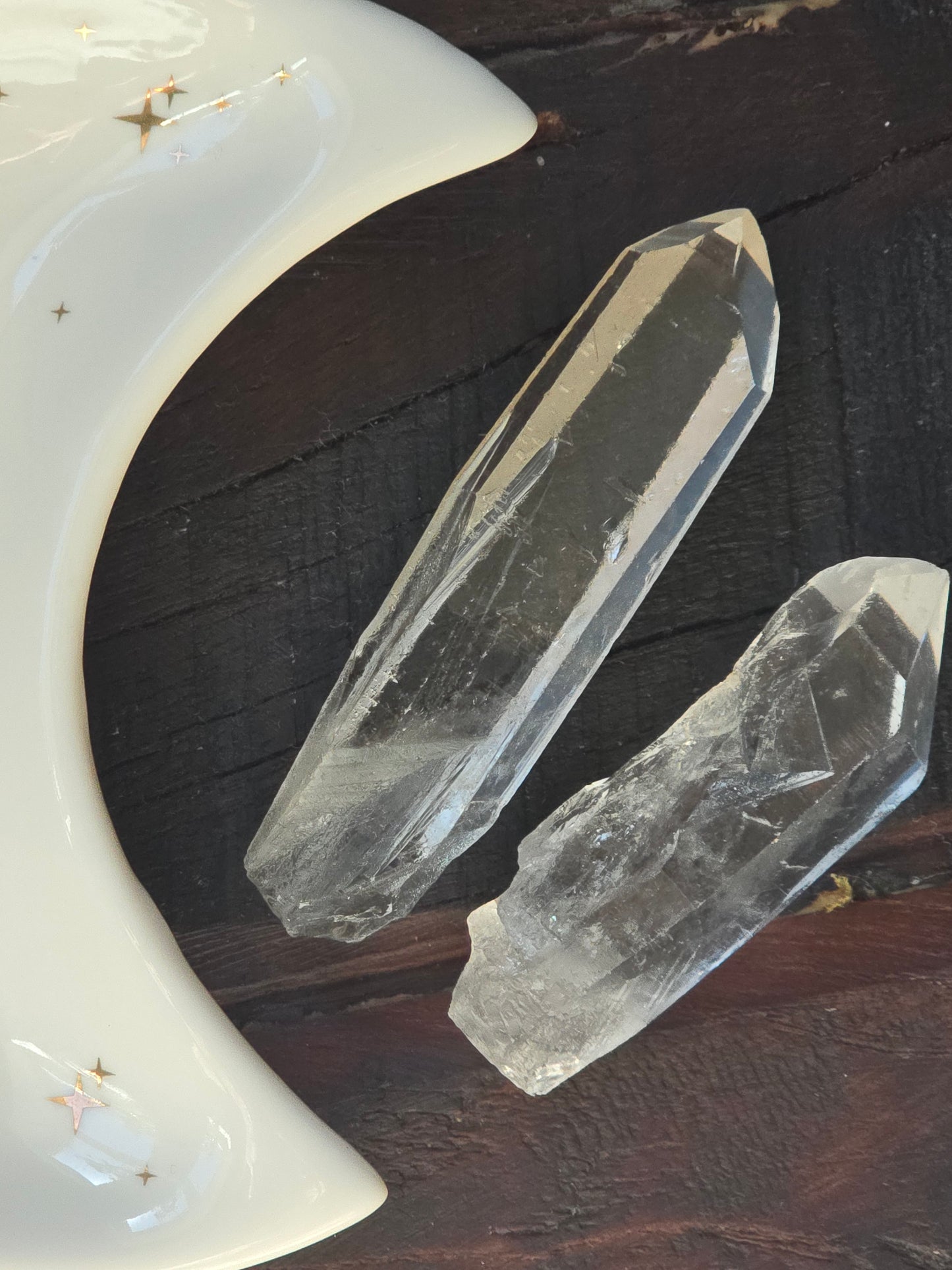 Bergkrystall – Naturlige spisser 5– og 6,5 cm