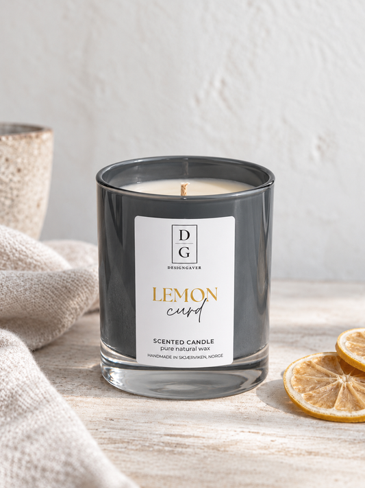 LEMON CURD - DUFTLYS - 220 gram - Duft av sitron, amber og vanilje