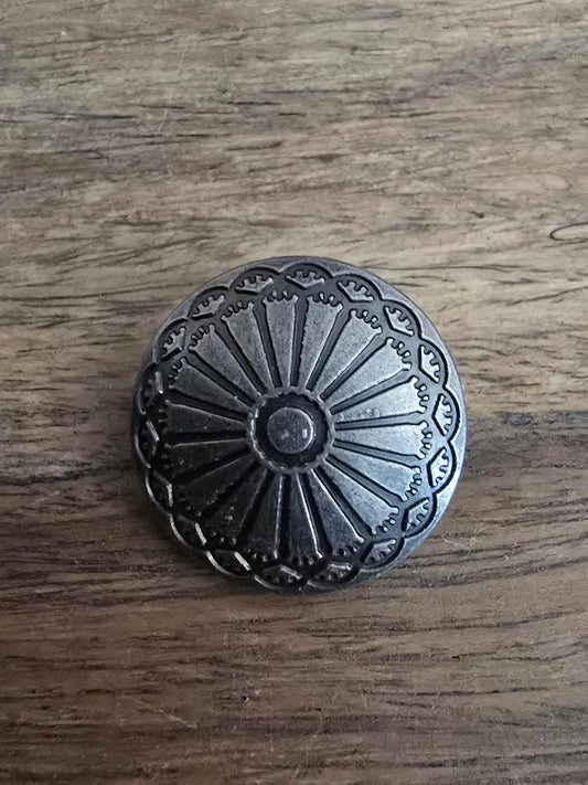 8 stk knapper med blomstermotiv - 22 mm