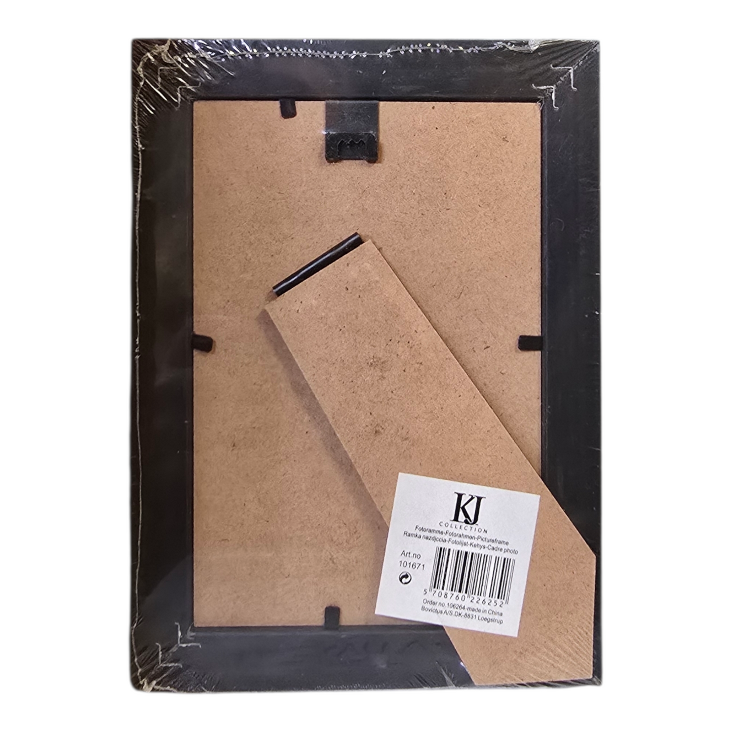 Sort fotoramme 10x15 cm