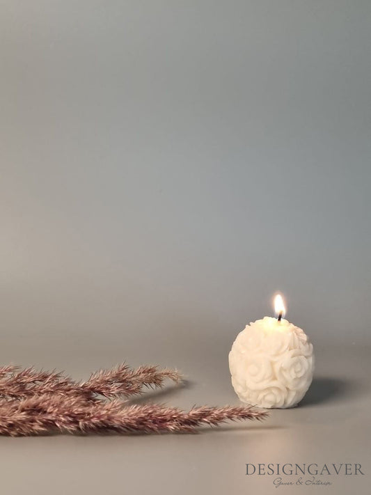 Roseball - Naturhvit / Liten