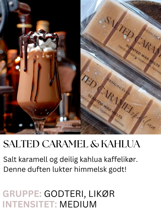 Salted Caramel & Kahlua - Duftvoks som lukter salt karamell og kaffelikør - Duftvoks