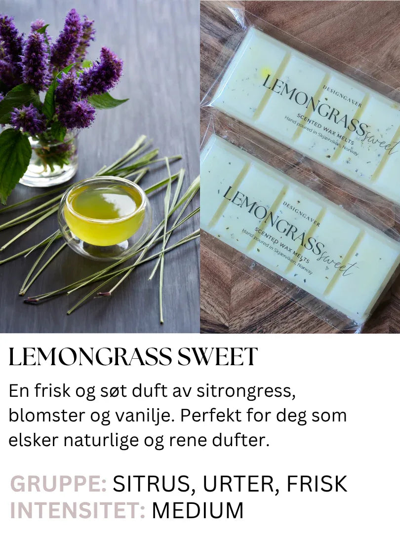 sweet-lemongrass-sitrongress-duftvoks - DesignGaver