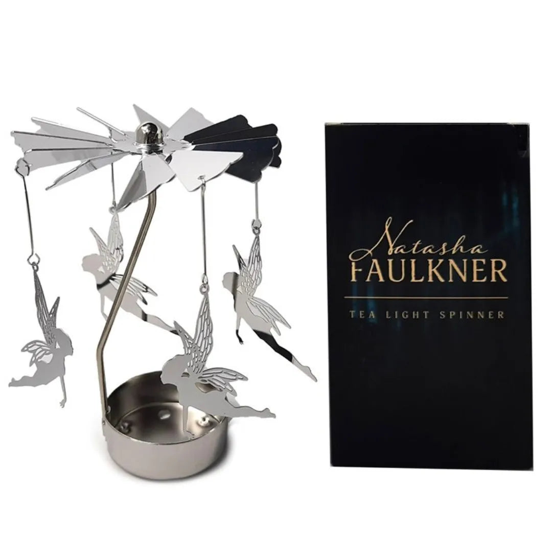 Telyskarusell Fairy - Englespill av Natasha Faulkner - Julepynt