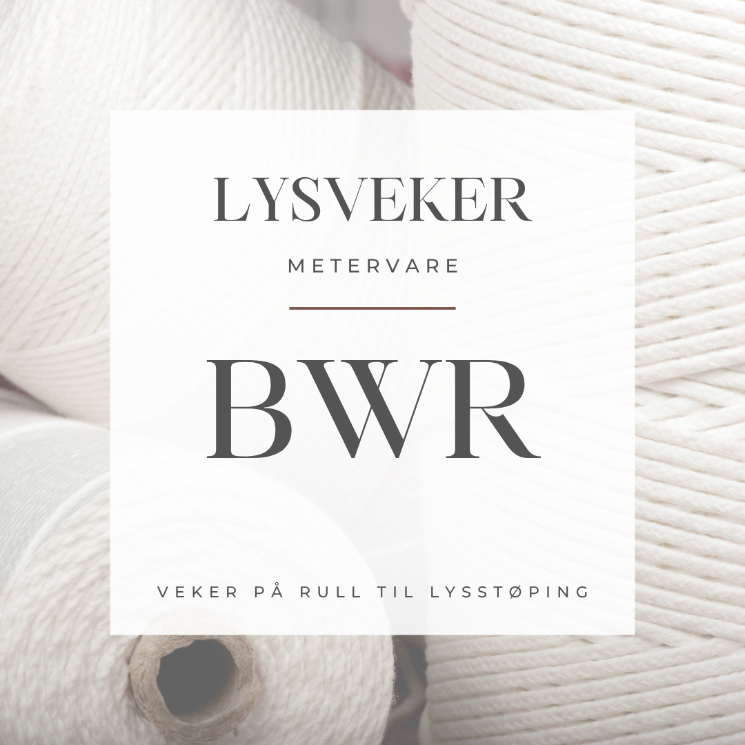 BWR - For vegetabilske vokser og bivoks - Pris pr meter