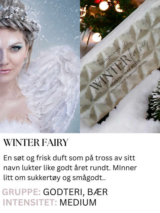 Winter Fairy - Duftvoks som lukter RØD JULEBRUS - Duftvoks