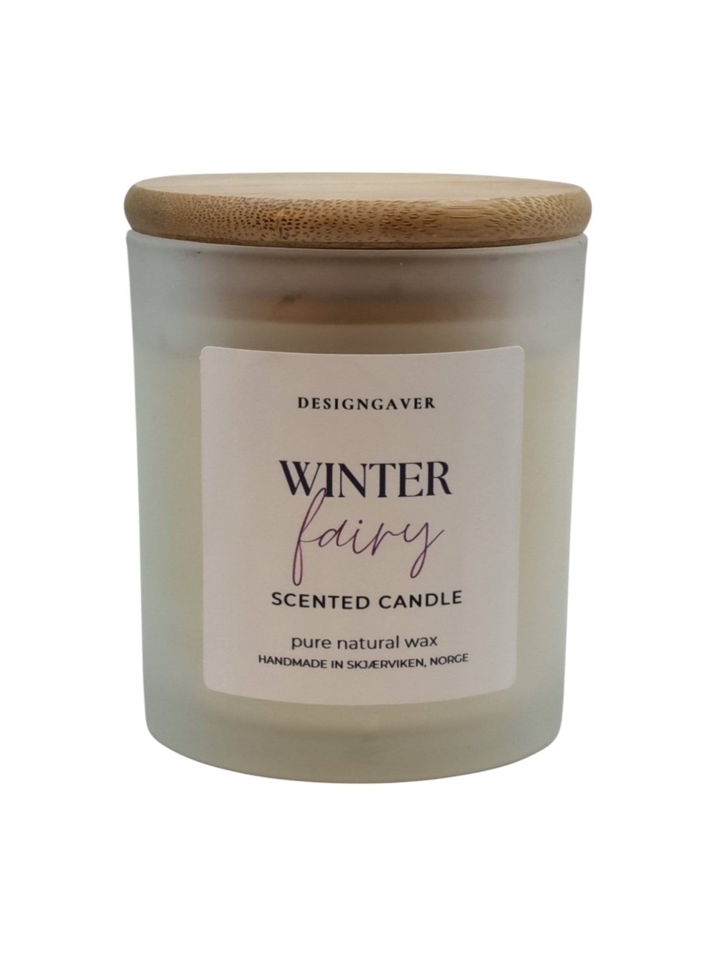 Winter Fairy - Eventyrlig godt duftlys lukter som rød julebrus - 220g - Duftlys