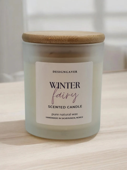 Winter Fairy - Eventyrlig godt duftlys lukter som rød julebrus - 220g - Duftlys