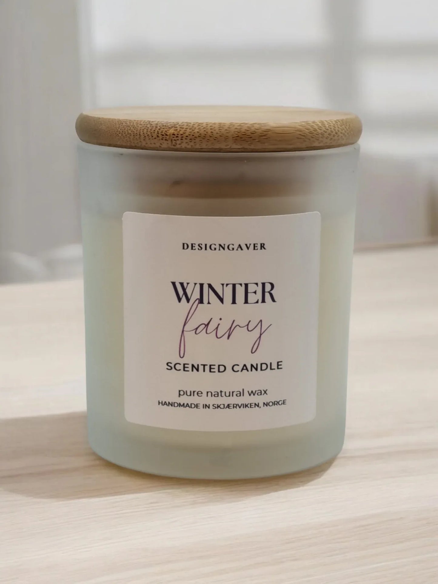 Winter Fairy - Eventyrlig godt duftlys lukter som rød julebrus - 220g - Duftlys