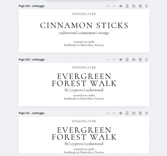 Nye design på våre produkter!