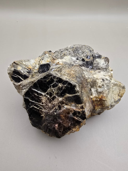 Biotitt Glimmerkrystall - Sjelden stor sekskantformasjon