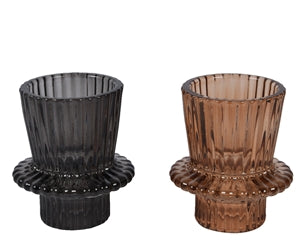 Lysestaker - Rillet glass