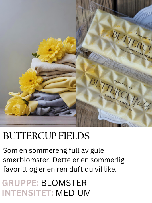 Buttercup fields - Blomstereng -  Duftvoks - TØMMESALG